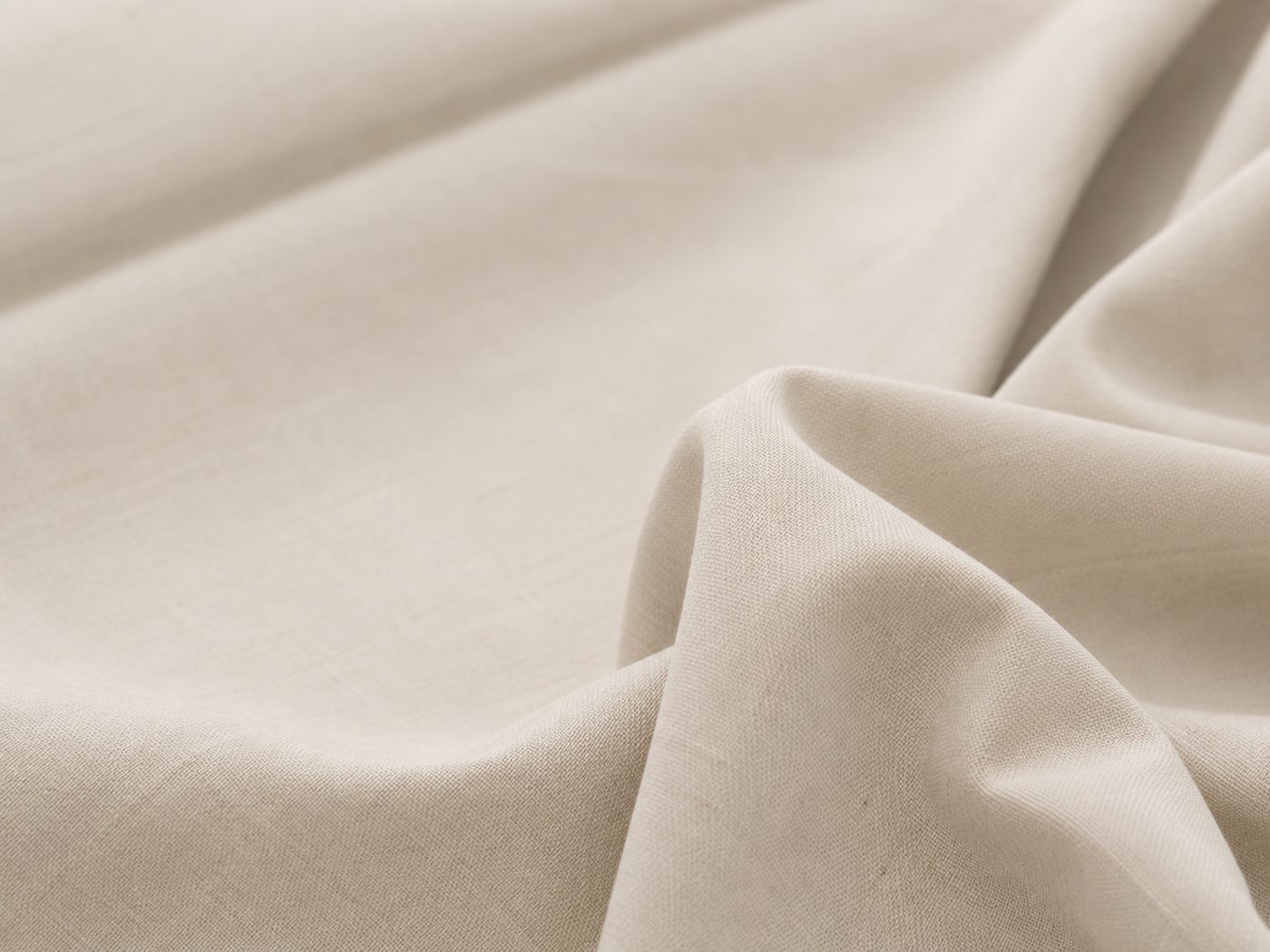Plain woven cotton fabric